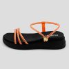 Mujer Mumka Shoes | Sandalias Plataforma Piedras Naranja