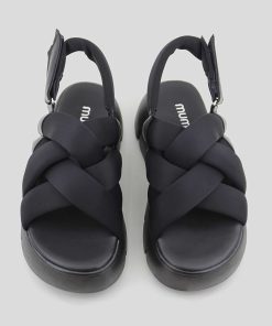 Mujer Mumka Shoes | Sandalias Cruzadas Negras