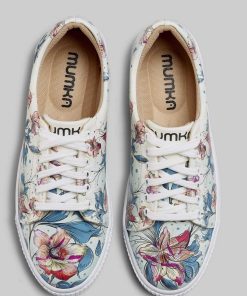 Mujer Mumka Shoes | Zapatillas Flores Verdes