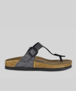 Mujer Mumka Shoes | Sandalias Glitter Antracita