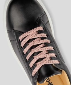 Cordones Mumka Shoes | Cordones Rosas Con Brillos Plateados