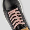 Cordones Mumka Shoes | Cordones Rosas Con Brillos Plateados