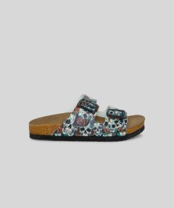 Mujer Mumka Shoes | Sandalias Calaveras Y Rosas