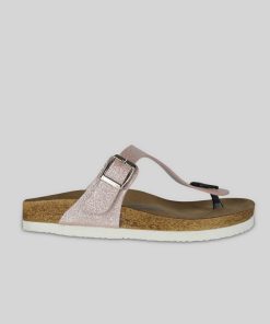 Mujer Mumka Shoes | Sandalias Con Purpurina Rosa