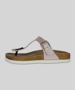 Mujer Mumka Shoes | Sandalias Con Purpurina Rosa