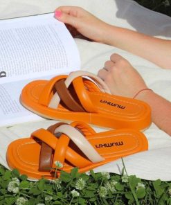 Mujer Mumka Shoes | Sandalias Garnier Naranja