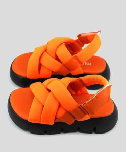 Mujer Mumka Shoes | Sandalias Cruzadas Naranjas