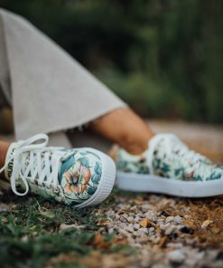 Mujer Mumka Shoes | Zapatillas Flores Verdes