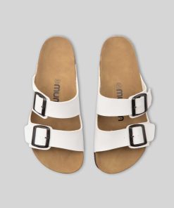 Mujer Mumka Shoes | Sandalias Con Tiras Blancas