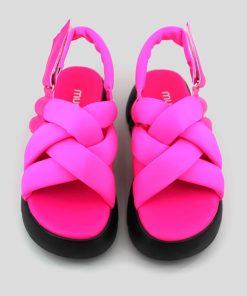 Mujer Mumka Shoes | Sandalias Cruzadas Fucsia