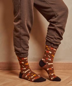 Calcetines Mumka Shoes | Calcetines Cachorro Marron Talla 36-41