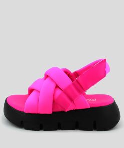 Mujer Mumka Shoes | Sandalias Cruzadas Fucsia