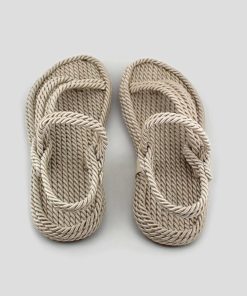 Mujer Mumka Shoes | Sandalias Nomadas Cruzadas Blancas