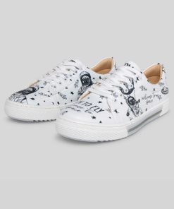 Mujer Mumka Shoes | Zapatillas The Astronaut Puppy (Blanco)