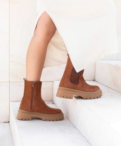 Mujer Mumka Shoes | Botas Chelsea Marrones