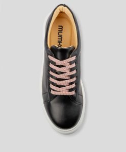 Cordones Mumka Shoes | Cordones Rosas Con Brillos Plateados