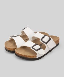 Mujer Mumka Shoes | Sandalias Con Tiras Blancas