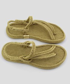 Mujer Mumka Shoes | Sandalias Nomadas Cruzadas Beige