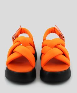 Mujer Mumka Shoes | Sandalias Cruzadas Naranjas