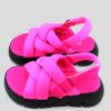 Mujer Mumka Shoes | Sandalias Cruzadas Fucsia