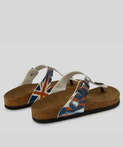 Mujer Mumka Shoes | Sandalias Vintage Con Bandera De Gran Bretana