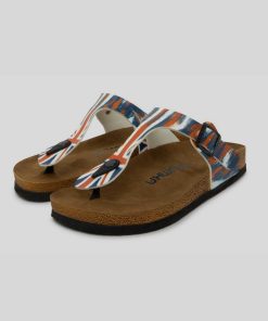 Mujer Mumka Shoes | Sandalias Vintage Con Bandera De Gran Bretana