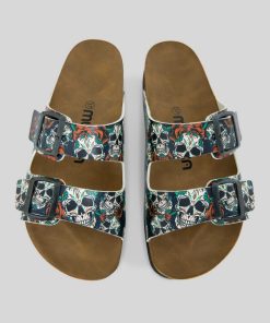 Mujer Mumka Shoes | Sandalias Calaveras Y Rosas