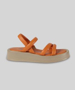 Mujer Mumka Shoes | Sandalias Con Plataforma Naranjas