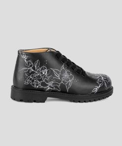 Mujer Mumka Shoes | Botines De Flores Negros