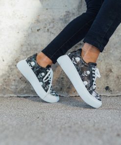 Mujer Mumka Shoes | Zapatillas Calavera Con Alas