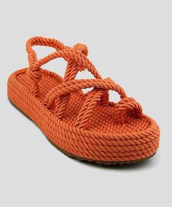 Mujer Mumka Shoes | Sandalias Nomadic Puntera Naranja