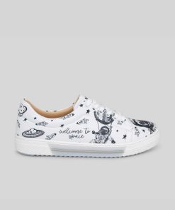 Mujer Mumka Shoes | Zapatillas The Astronaut Puppy (Blanco)